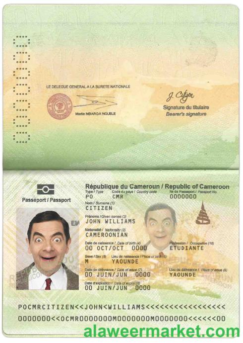Cameroon passport